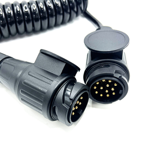 Harness Kabel Trailer 12V 13 Core Spiral dengan Steker & Soket 13 Pin untuk Kendaraan Derek - Product Image 4