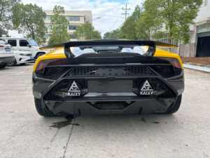 Kit de carrosserie pare-chocs en Fiber de carbone Huracan pour <span class=keywords><strong>Lamborghini</strong></span> Huracan LP580 LP610 EVO 2014 + Kit de conversion Tecnica lèvre avant en carbone sec - Product Image 3