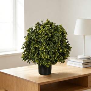 Planta Artificial <span class=keywords><strong>en</strong></span> Maceta de 50 cm con Diseño Encantador, Hojas de <span class=keywords><strong>Milán</strong></span>, Follaje Denso, Topiario de Boj Artificial, Bonsái, Novedad 2026 - Product Image 4