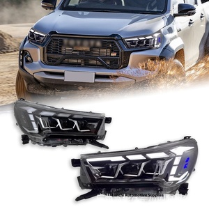 Suitable for 21-25 Headlight Assembly Modified Led Lens Dynamic Daytime Running Lights Flowing Water 21-25 LED Head - Product Image 5