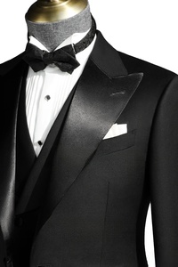 Trajes de Negocios a Medida para Hombre, Cuello en V, Corte Regular, Frente Plano, Trajes Ejecutivos, No Tejido, Repujado, Talla Grande - Product Image 5