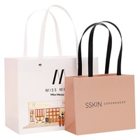 Sacs en papier personnalisés avec logo, sacs fourre-tout imprimés, sacs de shopping pour magasins de vêtements, boutiques d'optique, emballages cadeaux de Noël