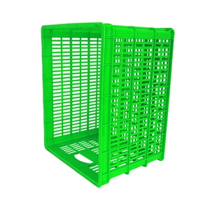 High Quality Large Capacity Moving Bins 535x413x228mm Stackable Fruit Vegetables Plastic Crates For Produce