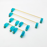 Tecsee Transparent Keyboard Stabilizers Plated Wire Keycap Stabilizers DIY Mechanical PCB Stabilizers