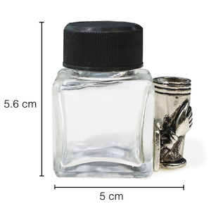 25ml de vidrio Mini <span class=keywords><strong>caligraf</strong></span>ía fuente de llenar botellas de tinta con latón antiguo sostenedor de la pluma - Product Image 5
