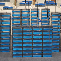 Rayonnages de stockage cryptogénique à l'azote liquide 4 ~ 13 couches, supports de congélation verticaux en acier inoxydable pour le stockage cellulaire