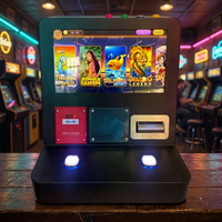 Machine de jeu de table personnalisée, mini-machine de compétences en métal, 18 jeux préinstallés, accepteur de pièces, sortie de tickets, pour divertissement à domicile et professionnel