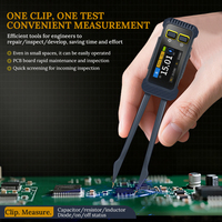 Pince de mesure numérique LCR, testeur intelligent de composants SMD, mesure de résistance, capacité et inductance, 100Hz, 1kHz, 10kHz