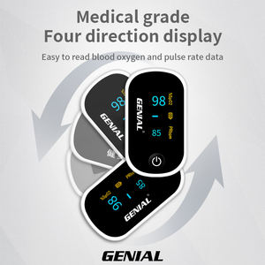 เครื่องวัดออกซิเจนและชีพจรแบบหนีบนิ้วสำหรับใช้ในบ้าน: ความอิ่มตัวของออกซิเจนในเลือดและการตรวจวัดอัตราการเต้นของหัวใจสำหรับผู้สูงอายุ - Product Image 3