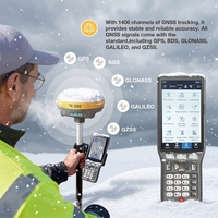 Récepteur GNSS de haute précision RTK GPS GNSS TopTech TK200+TK300 Rover Base GNSS RTK avec caméra, ensemble complet de récepteur GPS RTK