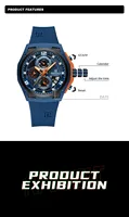 NAVIFORCE Montre pour homme de luxe de haute qualité, bracelet en silicone, étanche, montre à quartz pour homme, montre de sport, Relogio Masculino