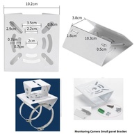 Support d'angle pour caméra dôme CCTV et adaptateur de montage à 90 degrés en métal pour caméra dôme IP de surveillance