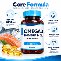 Huile de poisson oméga 3 en gélules molles pour adultes, 240 gélules, complément d'huile de poisson oméga 3, gélules d'huile de poisson, prix de gros