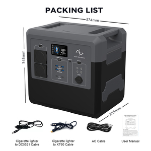 <span class=keywords><strong>Estación</strong></span> <span class=keywords><strong>de</strong></span> Energía Portátil Swalle <span class=keywords><strong>de</strong></span> 2400W con Batería LiFePO4, Generador Solar, Disponible en Stock para Campamentos al Aire Libre, Vehículos Recreativos y Cualquier Situación, Enchufe Europeo - Product Image 6