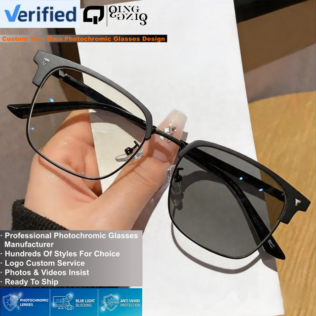 2026 Photochromic Glasses New Design High Quality Wholesale Optical Frames Anti Blue Light Glasses Computer Glasses Wholesale