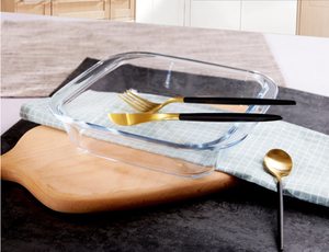 Bandeja cuadrada <span class=keywords><strong>de</strong></span> vidrio templado para hornear, bandeja <span class=keywords><strong>de</strong></span> vidrio <span class=keywords><strong>de</strong></span> borosilicato para hornear - Product Image 5