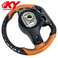 Volant sport en cuir et fibre de carbone personnalisé pour Mercedes AMG Classe C C63 E63 S63 S65 S63L GLC63 GLC63S W205 W204 S300