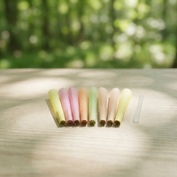 Cônes en papier kraft biodégradables de haute qualité, écologiques, 70/84/98/109 mm, 100 % naturels, faits à la main, pour usage alimentaire et sucré, quatre couleurs