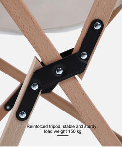 Outdoor Camping <strong>Folding</strong> Wood <strong>Chair</strong> Customized Luxury <strong>White</strong> <strong>Chair</strong> Variety of Styles and Sizes Beech Canvas <strong>Chair</strong> - Product Image 3