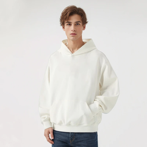 Sweat à capuche en coton piqué haut de gamme pour homme, qualité supérieure 460G, nouvelle arrivée automne - Product Image 2