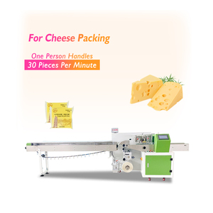 Horizontal Machinery for Packaging With Nitrogen in Paper Bags Packer <b>Pillow</b> Slicing and Bread Flow Packing Machine - Product Image 1