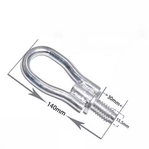 Crochets de remorquage Winning Path Point en acier à haute teneur en carbone noir et argent pour Ford Mondeo Edge Kuga 1768868 6M21-17B804 - Product Image 2