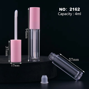 Tùy chỉnh logo50pcs ba màu đơn giản vòng <span class=keywords><strong>Lip</strong></span> Gloss ống trong suốt <span class=keywords><strong>Lip</strong></span> Gloss rỗng Ống biểu tượng tùy chỉnh - Product Image 2