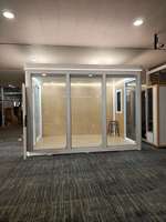 Unité de vie mobile moderne préfabriquée modulaire en aluminium étanche et écologique pour l'écoute de musique, la récréation et le divertissement