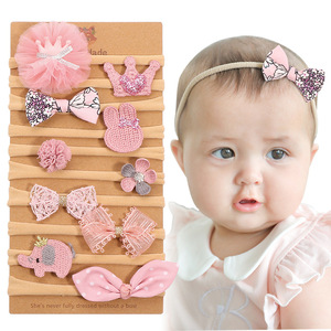 Diademas con lazo rosa <span class=keywords><strong>para</strong></span> niña, cinta <span class=keywords><strong>para</strong></span> la cabeza <span class=keywords><strong>de</strong></span> recién nacida, <span class=keywords><strong>para</strong></span> niña <span class=keywords><strong>turbante</strong></span>, accesorios <span class=keywords><strong>para</strong></span> el cabello <span class=keywords><strong>para</strong></span> bebé - Product Image 1