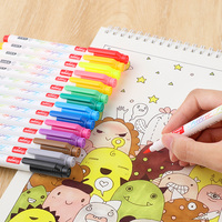 Ensemble de stylos marqueurs en tissu lavable, Non toxique, stylo à brosse, couleurs vives, offre spéciale, 2020