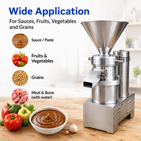 Machine à broyer les colloïdes en acier inoxydable 304 pour beurre de cacahuète, sésame, tahini, sauce chili et pâtes alimentaires