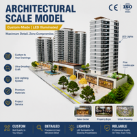 Service personnalisé de modélisation de tableaux de chantier et de modèles de maquettes OEM ODM