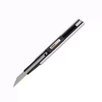 Cutter utilitaire OLFA LTD-05 9 mm à verrouillage automatique à 30 degrés, couteau de précision pour film de protection automobile, papier peint, vinyle et découpe de papier