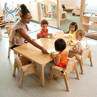 Meubles de crèche Montessori, table et chaises pour enfants, ensemble pour la maternelle, la garderie, la salle de classe, le centre d'apprentissage