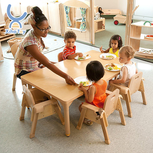 Meubles de crèche Montessori, <span class=keywords><strong>table</strong></span> et chaises pour enfants, ensemble pour la maternelle, la garderie, la salle de classe, le centre d'apprentissage - Product Image 1
