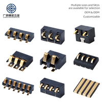 Conector de Batería Pogo Pin de 4 Pines con Resorte de Alta Corriente, Macho y Hembra, Paso de 1.27, 1.6, 2.0, 2.54, 3.0, 3.5, 4.0, 4.25 mm