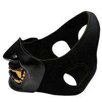 Prajna Style Daemonophobia Demi-Visage Masque Tactique Roman Fluorescence Effet Cosplay Halloween Party Masque Chasse Accessoires