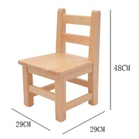 En Bois massif Petit Bébé Chaise Pour La Maison
