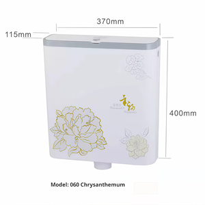 Réservoir <span class=keywords><strong>de</strong></span> toilettes mural rectangulaire moderne en plastique épaissi, à double chasse, à économie d'énergie, pour salle <span class=keywords><strong>de</strong></span> bain d'hôtel - Product Image 1