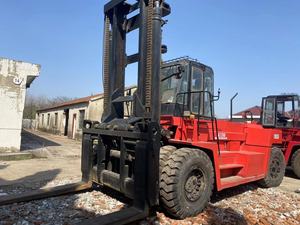 Montacargas Mitsubishi FD250 de 25 toneladas con contrapeso, usado, con pocas horas de trabajo, motor diésel, caja de cambios todoterreno, en el puerto de Shanghái. ¡Gran oferta! - Product Image 4