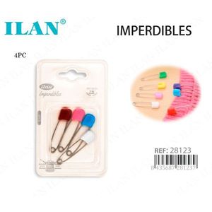 ILAN Imperdibili Set di 4 Spille di Sicurezza Colorate, Accessori per Cucito - Product Image 1