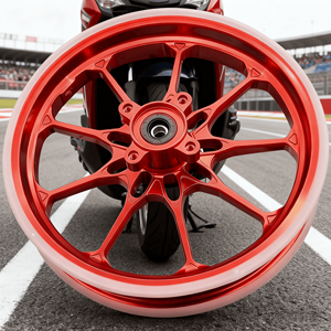 Jantes en aluminium gravées CNC pour Honda Giorno - 122.5J/122.15J, jantes personnalisées légères, résistantes aux climats tropicaux - Product Image 2