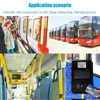 Terminal de validation de billets de bus avec lecteur GPS NFC QR Code et système P18-L2