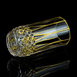 <span class=keywords><strong>Vasos</strong></span> <span class=keywords><strong>de</strong></span> cristal con forma <span class=keywords><strong>de</strong></span> flor y borde dorado, copas para beber <span class=keywords><strong>agua</strong></span>, bebidas, vino, Highball, 8 caracteres, venta al por mayor - Product Image 6