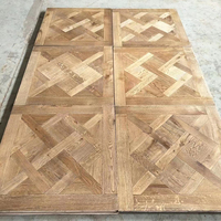 Panneau de Parquet en bois recyclé de marseille, plancher en bois à motifs de Chantilly, plancher en bois