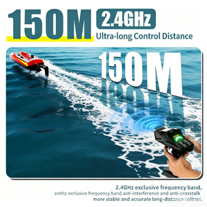 <span class=keywords><strong>Bateau</strong></span> RC haute vitesse Flytec 2.4GHZ, 30 km/h, auto-redressant, <span class=keywords><strong>bateau</strong></span> RC rapide pour cascades, avec lumière, pour piscine, lac, course, jouets - Product Image 2