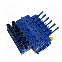 Vanne hydraulique multi-directionnelle haute pression 350 bar, vanne de commande proportionnelle sectionnelle pour machines de levage