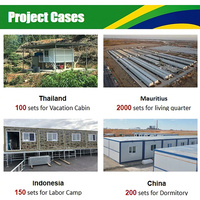 Maison pliable, maison préfabriquée mobile, conteneur pliable de 20 pieds, maison préfabriquée en conteneur avec salle de bain et cuisine