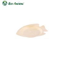 Assiette en bois naturel, vaisselle écologique, plateau en bois durable pour le service des aliments et les buffets