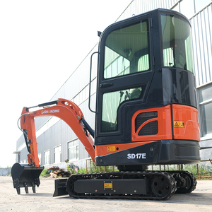 Mini-excavatrice SHANDING de 3,5 tonnes, petite pelle sur chenilles, excavatrice hydraulique pour travaux d'aménagement paysager, de construction et de terrassement - Product Image 2